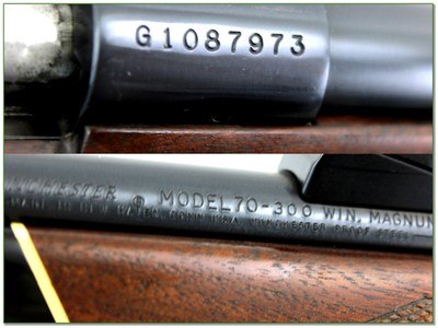 Winchester Model 70 Blacktip 300 Win Mag 24” Rifle 1982 Excellent - Image 4 of 4