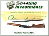 Weatherby Patrician 12 Ga Shotgun 26” Skeet VR w Box - 1 of 4