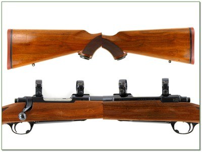 Ruger Model M77 243 Win Red Pad 22” Rifle w Rings 1979 Made - Image 2 of 4