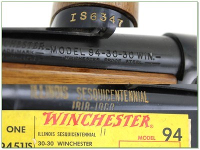 Winchester Model 94 Illinois Sesquicentennial 30-30 20” Rifle LNIB - Image 4 of 4