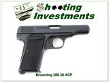 Browning Model 1910 380 Auto 380 ACP Belgium Pistol 1965 Excellent 3.25” - 1 of 4