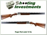 Ruger Red Label 12 Ga Over Under Shotgun 28” w Chokes Excellent - Image 1 of 4