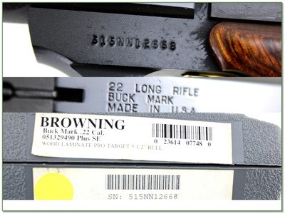 Browning Buckmark 5.5in Pro-Target unfired in case - Image 4 of 4