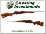 Weatherby Mark V Deluxe 30-06 24” Rifle Excellent Wood - 1 of 4