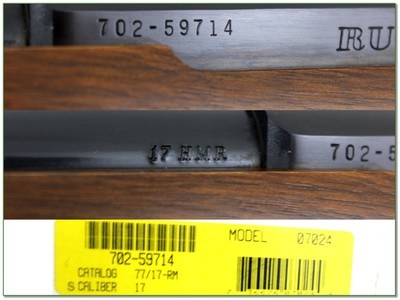 Ruger Model 77/17 17 HMR 50th Year 1999 Rifle 22” LNIB Appears Unfired - Image 4 of 4