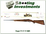 Ruger Model 77/17 17 HMR 50th Year 1999 Rifle 22” LNIB Appears Unfired - Image 1 of 4