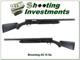 Browning A5 Light Twelve Stalker 12 Ga w 22” Invector Barrel Rare Excellent - 1 of 4