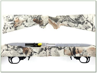 Ruger Model 10/22 Stainless 22 LR Rifle 18.5” w Camo Stock LNIB - Image 2 of 4