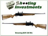 Browning BAR 338 Win Mag Belgium 24” Rifle w Rings - 1 of 4