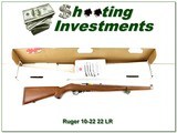 Ruger Model 10/22 Mannlicher International Stainless 22 LR 18.5” Rifle LNIB - 1 of 4