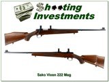 Sako Model L461 Vixen 222 Mag Rifle Bofors Steel 24” w Rings - 1 of 4