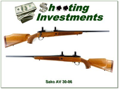 Sako Model AV Deluxe 30-06 23” Rifle w Rings - Image 1 of 4