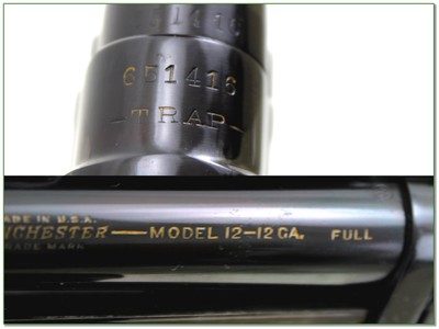 1932 Winchester Black diamond trap gun 2 pin rib English stock - Image 4 of 4