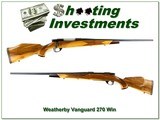 Weatherby Vanguard Deluxe 270 Win 24” Rifle Excellent Wood - 1 of 4