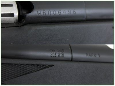 Weatherby Mark V 308 Win Synthetic 22” Rifle w Accubrake Excellent - Image 4 of 4