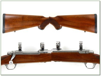 Ruger Model M77 Mark II 270 Win Stainless Walnut 22” w Rings 1997 - Image 2 of 4