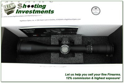 Nightforce NX8 4-32x50mm F1 w Mil-C Reticle w Box and Papers Rifle Scope LNIB - Image 1 of 5