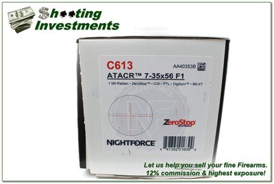 Nightforce ATACR 7-35x56mm F1 Rifle Scope w MIL-XT Tremor 3 Reticle w Box and Papers - Image 5 of 5