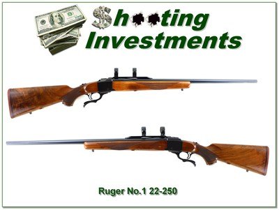 Ruger No. 1 22-250 Pre Warning Red Pad 26” Rifle 1977 - Image 1 of 4