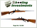 Ruger No. 1 22-250 Pre Warning Red Pad 26” Rifle 1977 - Image 1 of 4