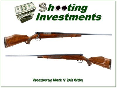 Weatherby Mark V Deluxe German 240 Wthy 26in Exc Cond! - Image 1 of 4