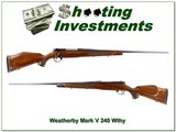 Weatherby Mark V Deluxe German 240 Wthy 26in Exc Cond! - Image 1 of 4