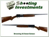 Browning A5 Sweet Sixteen 16 Ga Shotgun w 26” VR Invector Barrel - 1 of 4