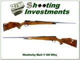 Weatherby Mark V Deluxe 300 Wby Mag 26” Rifle Extra Nice Wood - Image 1 of 4