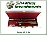 Beretta Model 687 Silver Pigeon III 12 Ga 30” O/U Shotgun w Case and Extras - 1 of 4