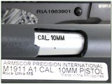 Rock Island Armory M1911 A1 Ultra MS 10mm Tact II 4” Pistol LNIB - 4 of 4