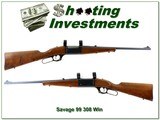 Savage Model 99 A 308 Win 20” Lever Rifle 1974 Excellent w Rings - 1 of 4