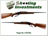 Ruger No. 1 B 270 Win Pre Warning 26” Rifle 1974 Excellent - Image 1 of 4