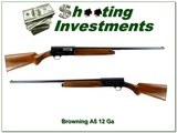 Browning A5 Light Twelve 12 Ga Belgium 1966 30” Appears Unfired - Image 1 of 4
