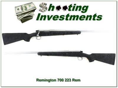 Remington Model 700 VSSF 223 Rem 26” Stainless HB Rifle Excellent - Image 1 of 4