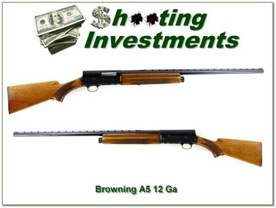 Browning A5 Light Twelve 12 Ga Belgium 30” VR 1967 Shotgun - Image 1 of 4