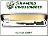 Browning A Bolt II Stainless Stalker 30-06 22” w BOSS NIB - 1 of 4