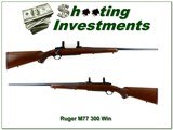 Ruger M77 300 Win Mag Red Pad 24” Rifle w Rings 1982 - Image 1 of 4