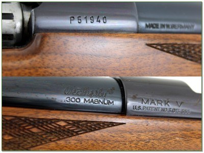 Weatherby Mark V German Deluxe 300 Wby Mag 24” Rifle 1971 - Image 4 of 4