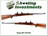 Ruger M77 300 Win Mag Red Pad 24” Rifle w Rings 1985 - 1 of 4