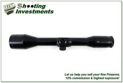 Vintage Nickel Supra 6x43mm L52 E/D German Gloss Rifle Scope w Covers and Fine Reticle - Image 3 of 4