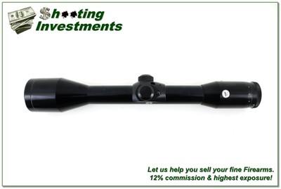 Vintage Nickel Supra 6x43mm L52 E/D German Gloss Rifle Scope w Covers and Fine Reticle - Image 2 of 4