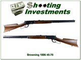 Browning Model 1886 45-70 Rifle 26” Octagonal Lever Rifle - 1 of 4