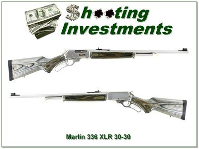 Marlin Model 336XLR 30-30 Stainless Laminate 24” Lever Rifle - Image 1 of 4