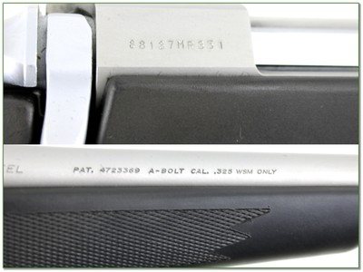 Browning A Bolt II Stainless Stalker 325 WSM 23” Rifle Near New - Image 4 of 4