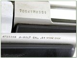 Browning A Bolt II Micro Stainless Stalker 25 WSSM 22” Rifle Excellent Rare - 4 of 4