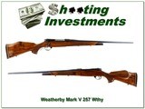 Weatherby Mark V Deluxe 257 Wby Mag 24” Rifle w Excellent Wood - 1 of 4
