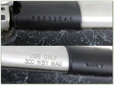 Weatherby Mark V Accumark 300 Wby Mag 26” Rifle Excellent - Image 4 of 4