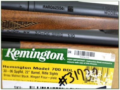 Remington Model 700 BDL 30-06 22” Rifle LNIB Excellent - Image 4 of 4