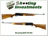 Browning BAR 270 Win Belgium 22” Rifle 1970 Excellent - 1 of 4