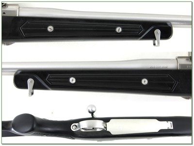 Ruger M77 Mark II 300 Win Stainless Skeleton 24” Rifle w Rings 1996 - Image 3 of 4